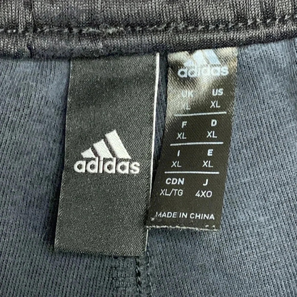 Men’s Adidas Track Joggers Pant Black Size XL - Picture 5 of 10